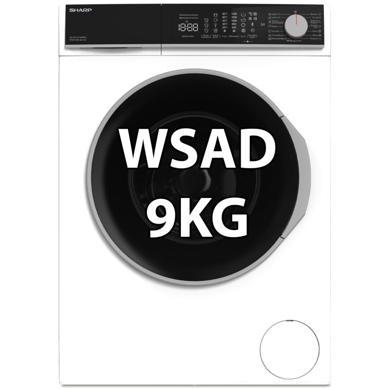 Pralka SHARP ES-NFL914AWNA-PL 9kg 1400 obr