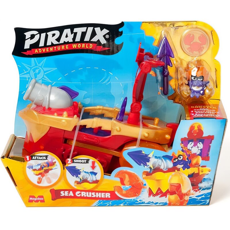 Zestaw figurek PIRATIX Adventure World Sea Crusher