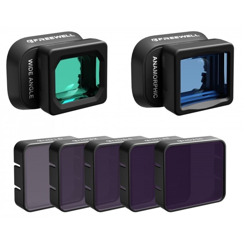 Zestaw filtrów FREEWELL z dwoma obiektywami i filtrami ND do DJI Mini 4 Pro