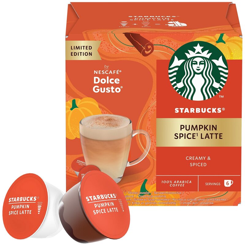 Kapsułki NESCAFE STARBUCKS Pumpkin Spice Latte do ekspresu Nescafe Dolce Gusto