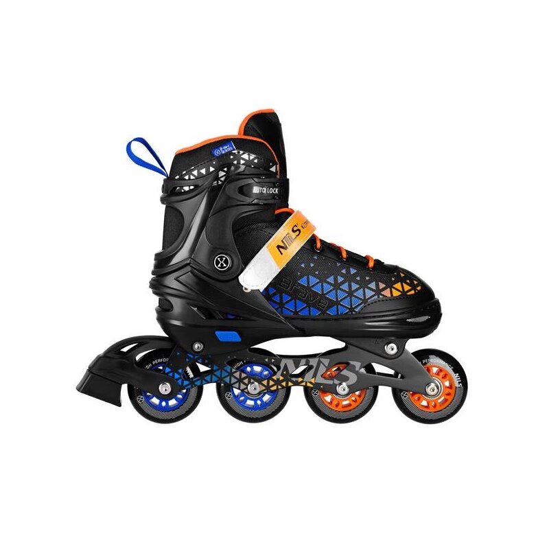 Łyżworolki NILS EXTREME Brave NH18190A 2w1 (rozmiar 39-43) Niebiesko-pomarańczowy