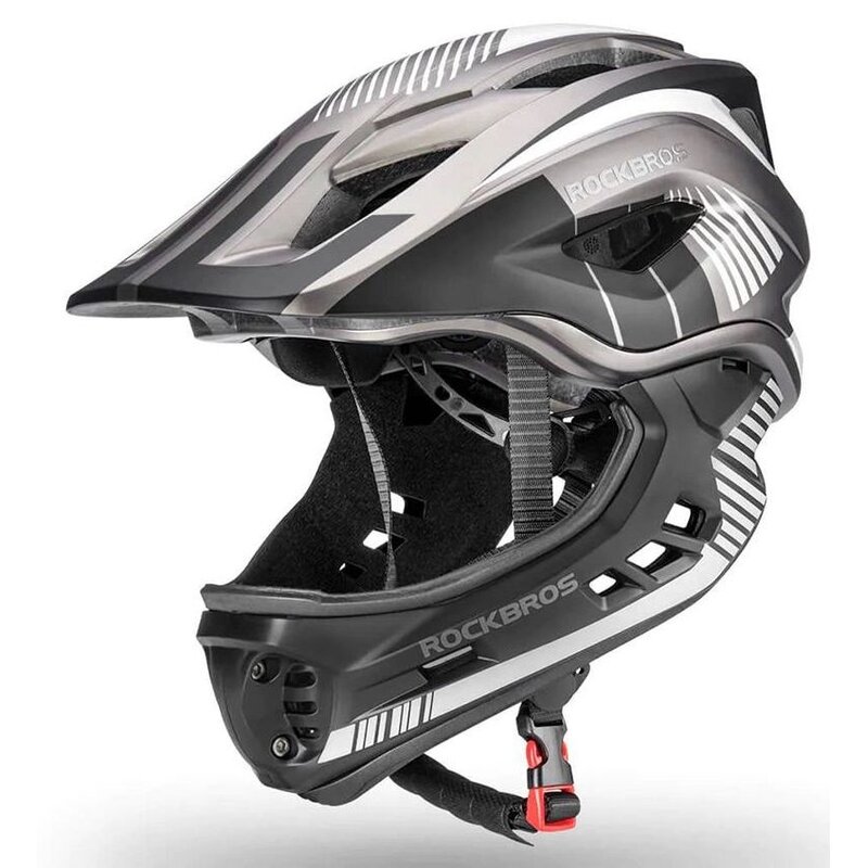 Kask rowerowy ROCKBROS TT-32SBTG-M Szary dla Dzieci (rozmiar M)