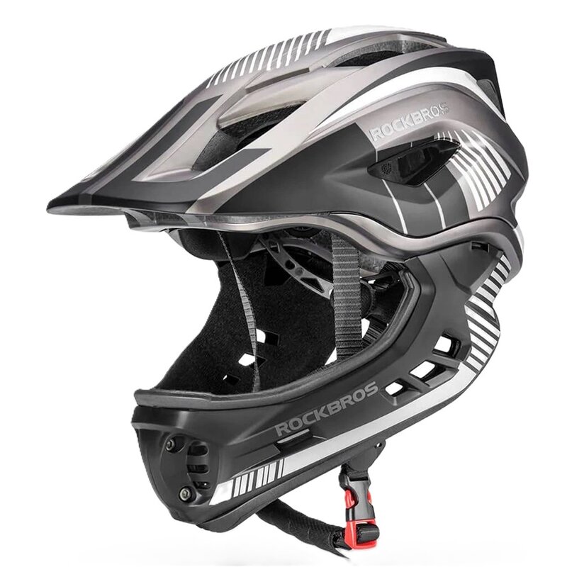 Kask rowerowy ROCKBROS TT-32SBTG-S Szary dla Dzieci (rozmiar S)