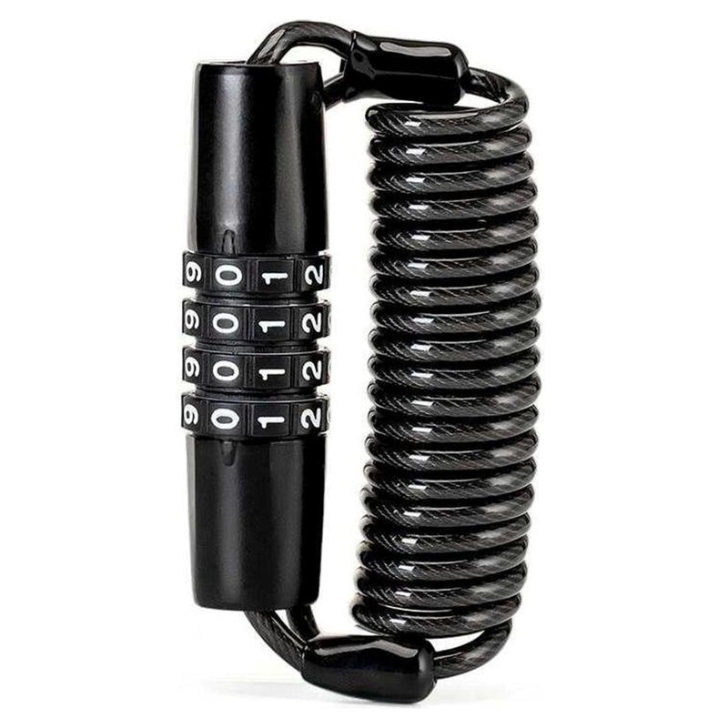 Zapięcie rowerowe ROCKBROS T610 Linka Czarny