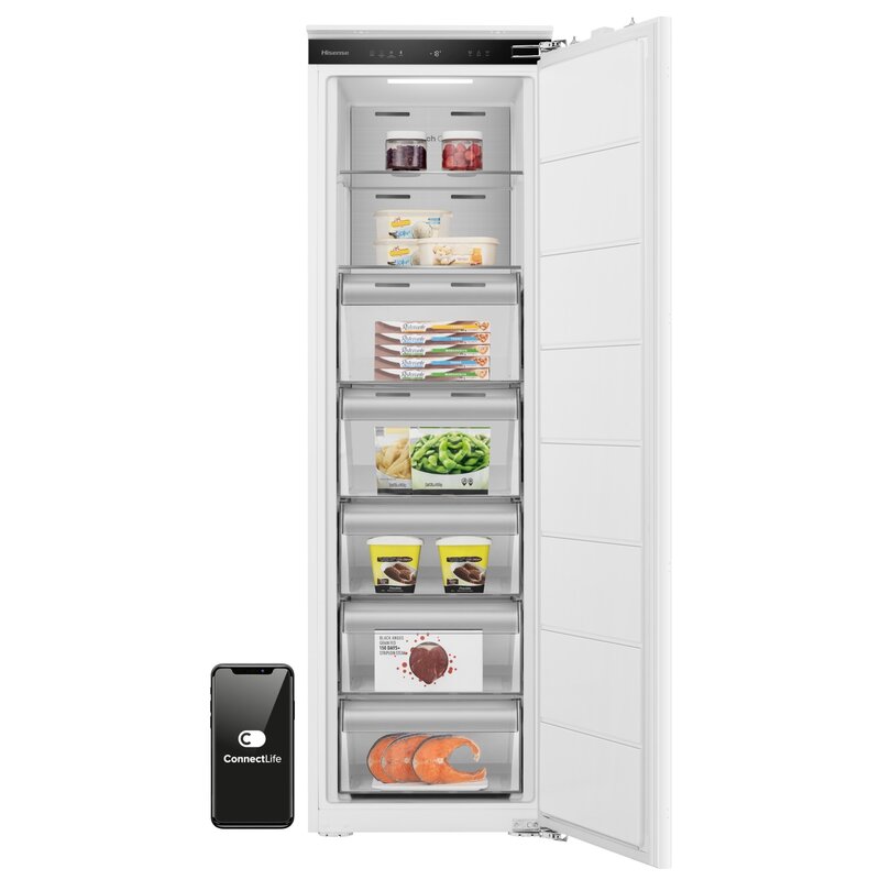 Zamrażarka HISENSE FT3B213SAWE Wi-Fi ConnectLife Metal Tech Cooling Funkcja Convert
