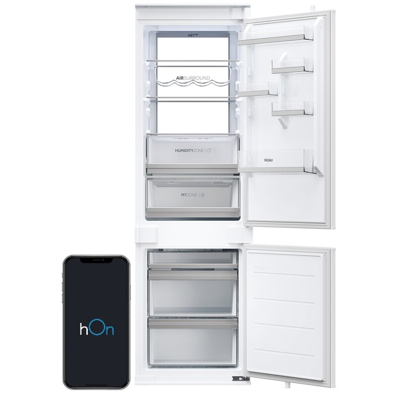 Lodówka HAIER HBW7518C oświetlenie Daylight, Szuflada My Zone, System ABT