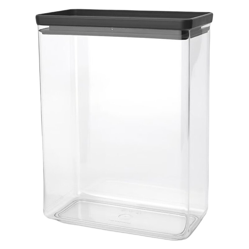 Pojemnik plastikowy BRABANTIA Tasty+ 229985 5.4 L Przezroczysto-ciemnoszary