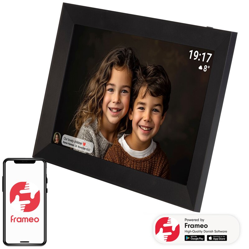 Ramka cyfrowa DENVER Frameo PFF-1012B Czarny