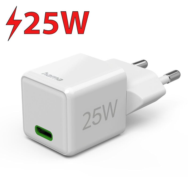 Hama SuperMini 25W PD/QC Biały