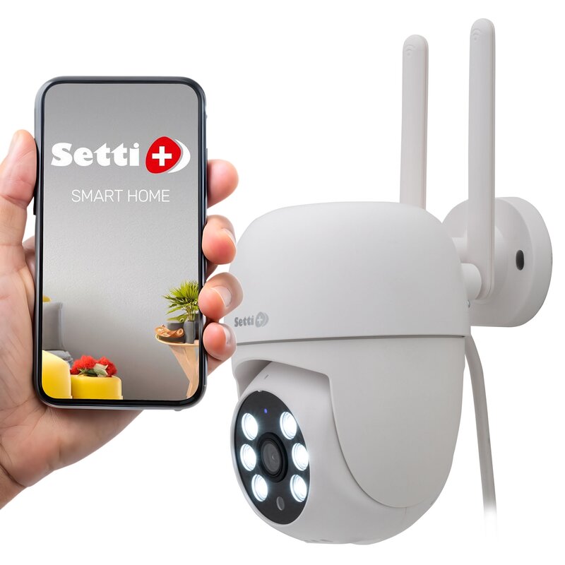 Kamera SETTI+ SC742 4MP 2K Smart, Zewnętrzna, Wi-Fi, LAN