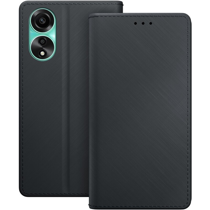 Etui 3MK Wallet Case do Oppo A78 Czarny
