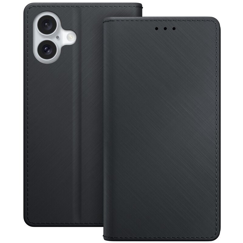 3mk Wallet Case do iPhone 16 Czarny