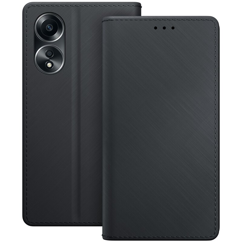 Etui 3MK Wallet Case do Oppo A58 Czarny