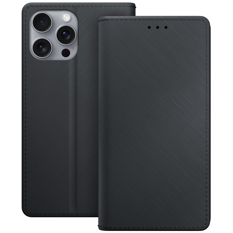 3mk Wallet Case do iPhone 16 Pro Max Czarny