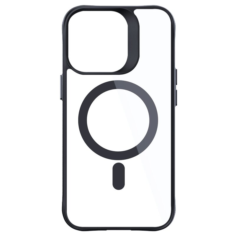 Etui 3MK Satin Armor MagCase do Apple iPhone 13 Pro Max Przezroczysto-czarny