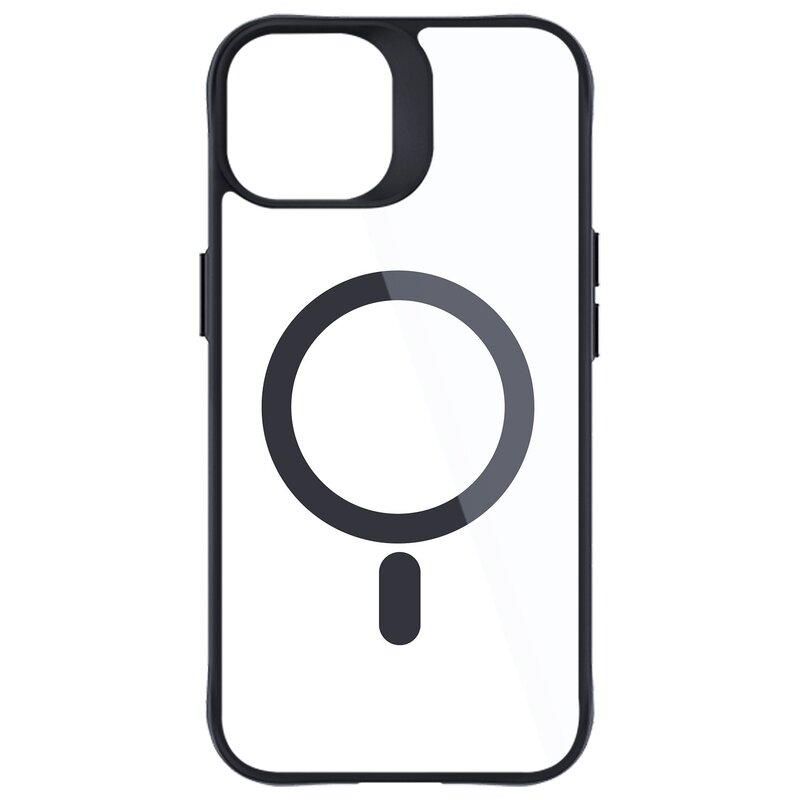 Etui 3MK Satin Armor MagCase do Apple iPhone 14 Plus Przezroczysto-czarny