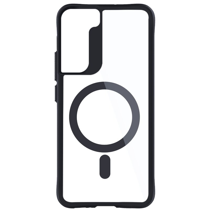 Etui 3MK Satin Armor MagCase do Samsung Galaxy S23 5G Przezroczysto-czarny