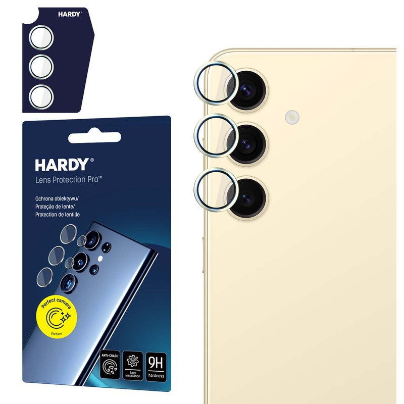 3mk Hardy Lens Protection Pro Yellow na aparat Samsung Galaxy S24