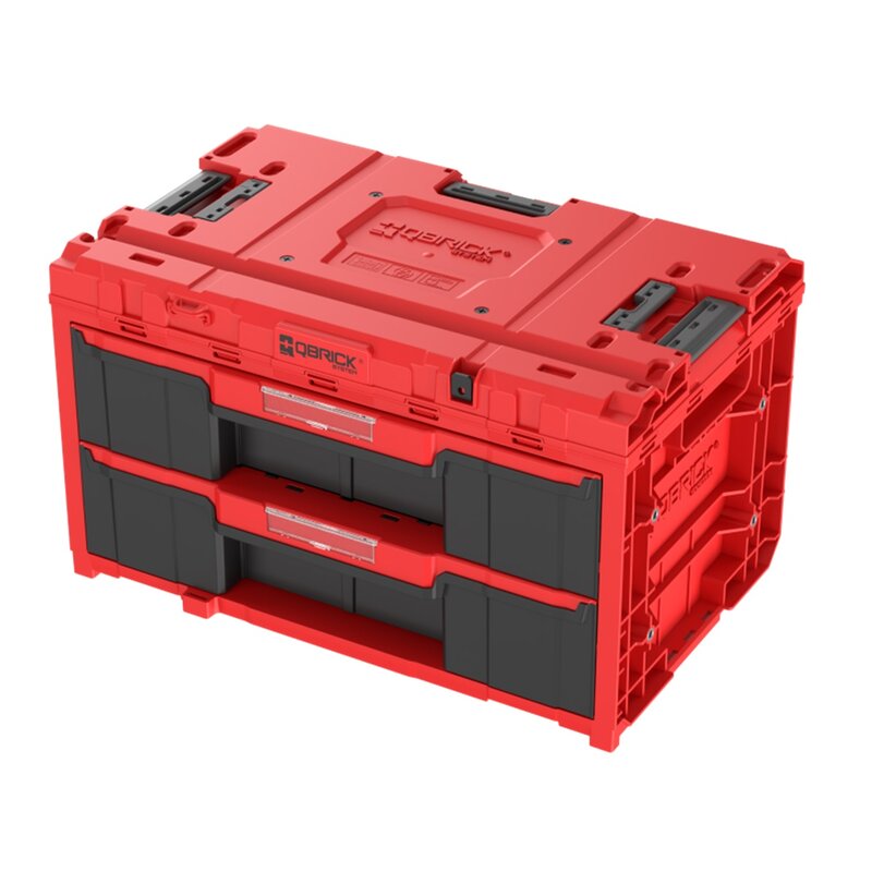 Skrzynka narzędziowa QBRICK System One Drawer 2 Toolbox 2.0 Red Ultra HD