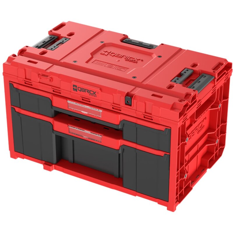 Skrzynia na narzędzia QBRICK Drawer 2 Plus Toolbox 2.0 Red Ultra HD
