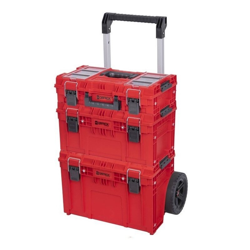 Zestaw skrzynek narzędziwych QBRICK System Prime Set 1 Red Ultra HD Custom