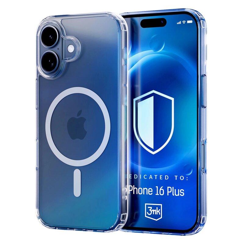 3mk MagCase do iPhone 16 Plus Przezroczysty