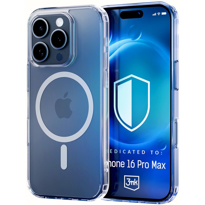 3mk MagCase do iPhone 16 Pro Max Przezroczysty