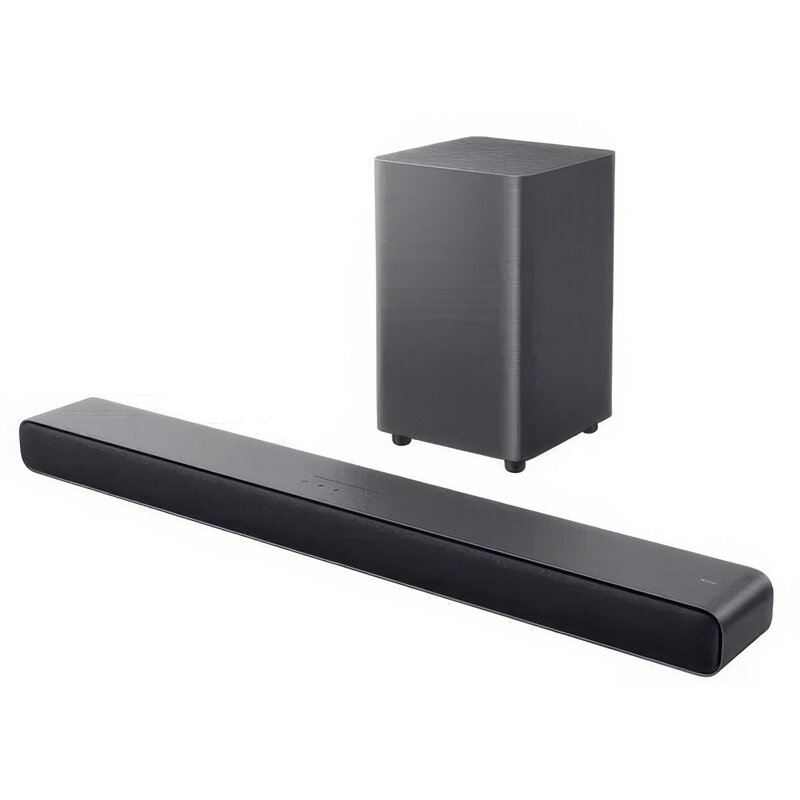 Soundbar TCL S55HE Czarny 2.1-kanałowy, Bezprzewodowy Subwoofer, Bluetooth, HDMI eARC, Dolby Atmos, DTS Virtual:X