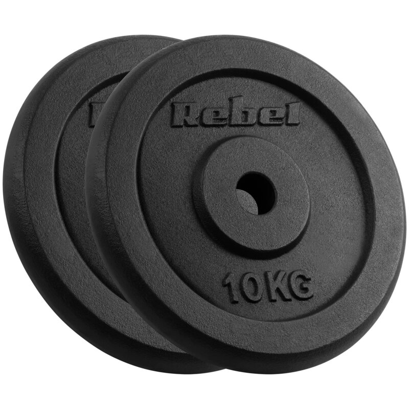 Zestaw obciążeń REBEL ACTIVE RBA-2129 (2 x 10 kg)