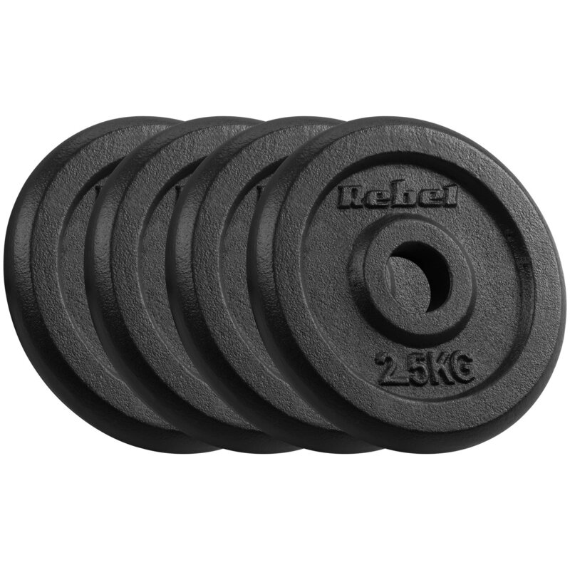 Zestaw obciążeń REBEL ACTIVE RBA-2127 (4 x 2.5 kg)