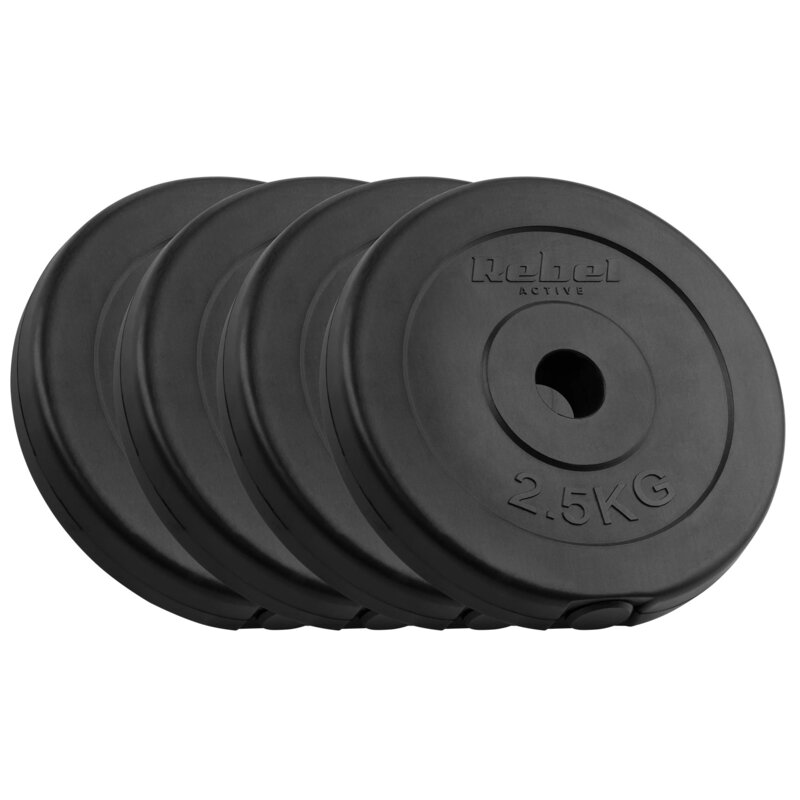 Zestaw obciążeń REBEL ACTIVE RBA-2115 (4 x 2.5 kg)