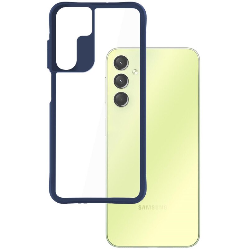 Etui 3MK Satin Armor Case+ do Samsung Galaxy A25 5G Przezroczysto-niebieski
