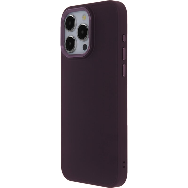 Etui TECTO SHIELD Satin Elegant do Apple iPhone 15 Pro Burgundowy