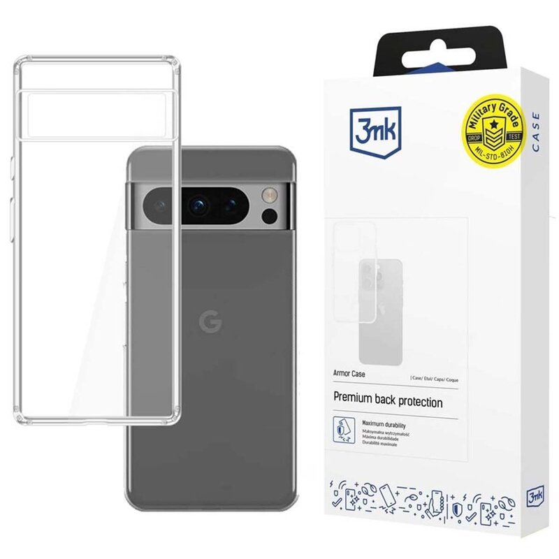 3mk Armor Case do Google Pixel 9 Przezroczysty
