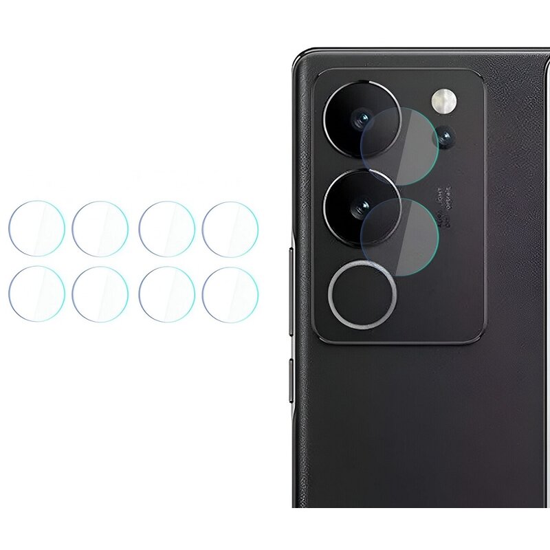 Szkło hybrydowe na obiektyw 3MK Lens Protection do Vivo V29 5G