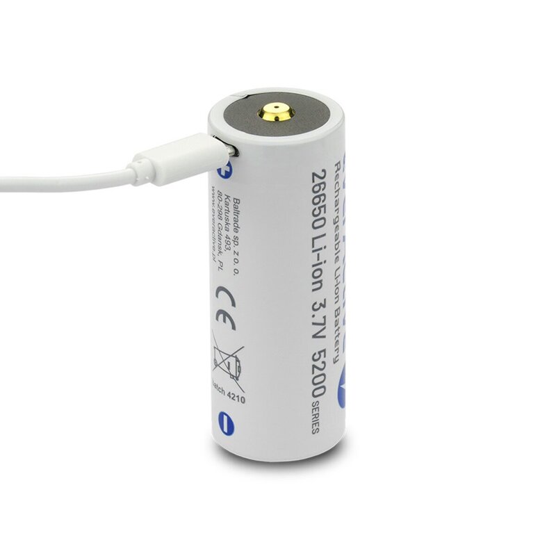 Akumulatorek 26650 5200 mAh EVERACTIVE EV26650-52M (1 szt.)