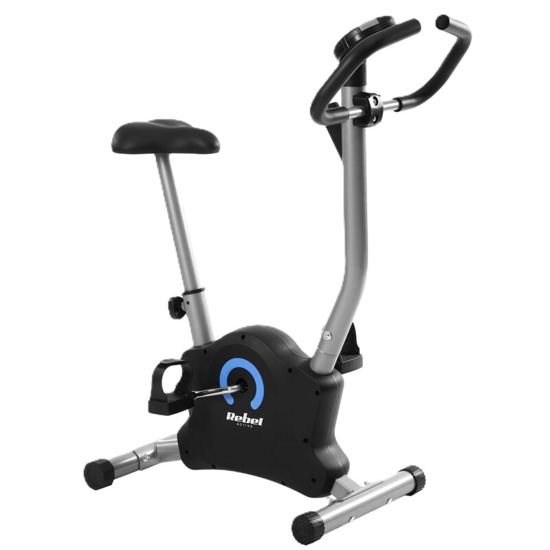 Rower mechaniczny REBEL ACTIVE RBA-1013 Czarno-srebrny