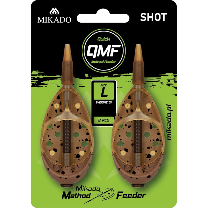 Koszyczek do metody MIKADO Feeder Shot Q.M.F. System L 50g (2 szt.)