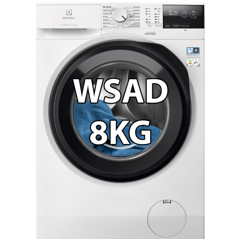 Pralka ELECTROLUX 600 SensiCare MEW2E8Y6P 8kg 54.7cm 1400obr