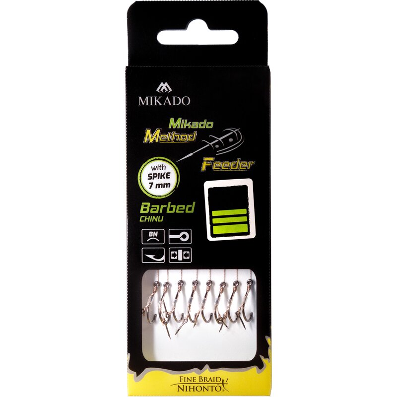 Przypon MIKADO Method Feeder HMFB212I-8 0.14 mm / 10 cm (8 szt.)