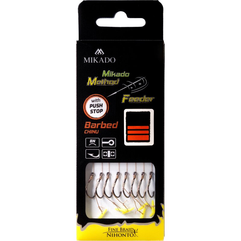 Przypon MIKADO Method Feeder HMFB212P-4 0.16 mm / 10 cm (8 szt.)