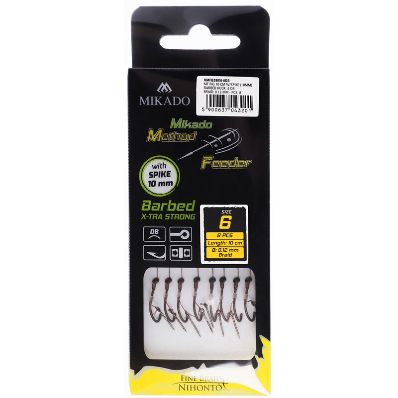 Przypon MIKADO Method Feeder HMFB2805I-6DB 0.12 / 10 cm