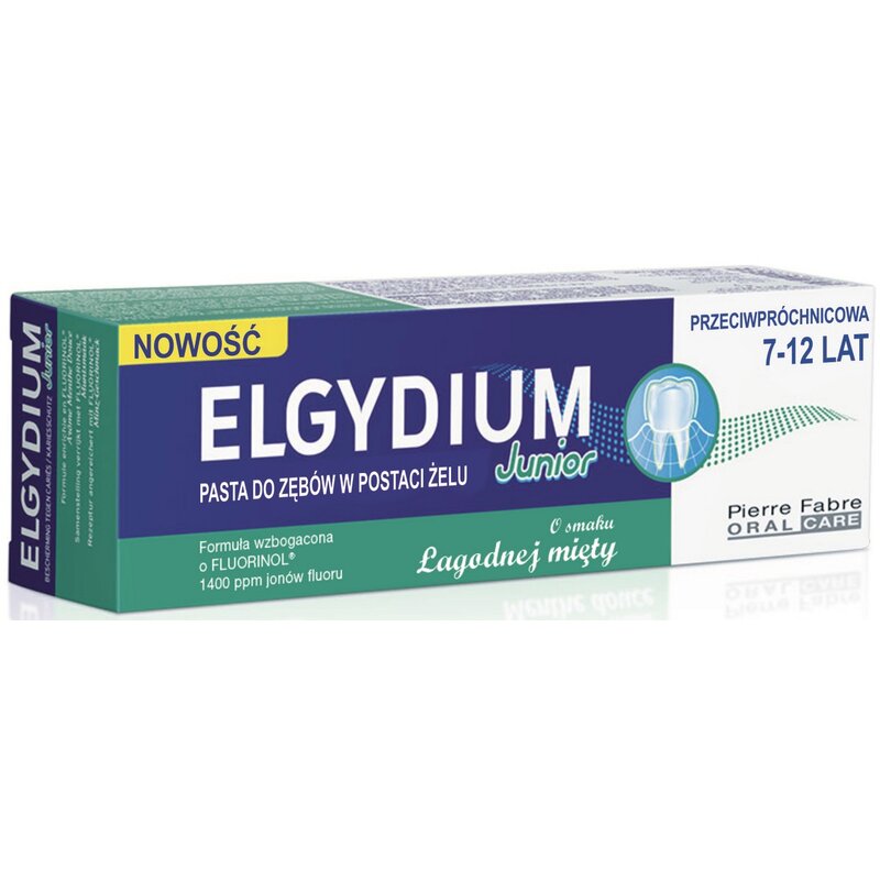 Pasta do zębów ELGYDIUM Junior Miętowa 50 ml