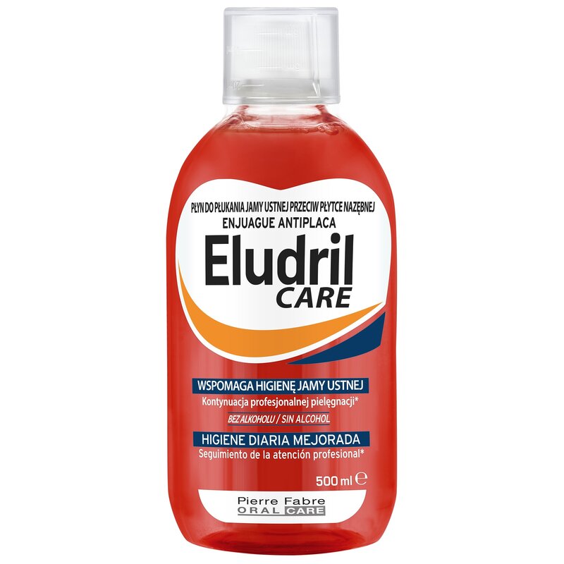Płyn do płukania jamy ustnej ELUDRIL Care Anti-plaque 500 ml