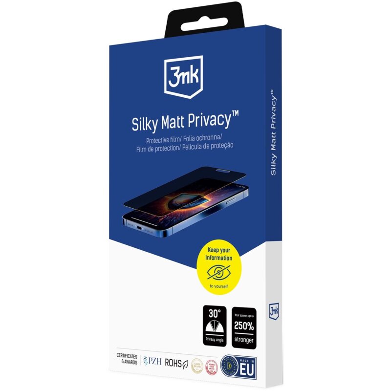 Folia ochronna 3MK Silky Matt Privacy do Apple iPhone 12 Pro Max