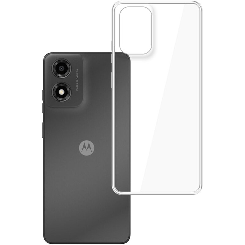 3mk Clear Case do Motorola Moto E14/G04/G04S Przezroczysty