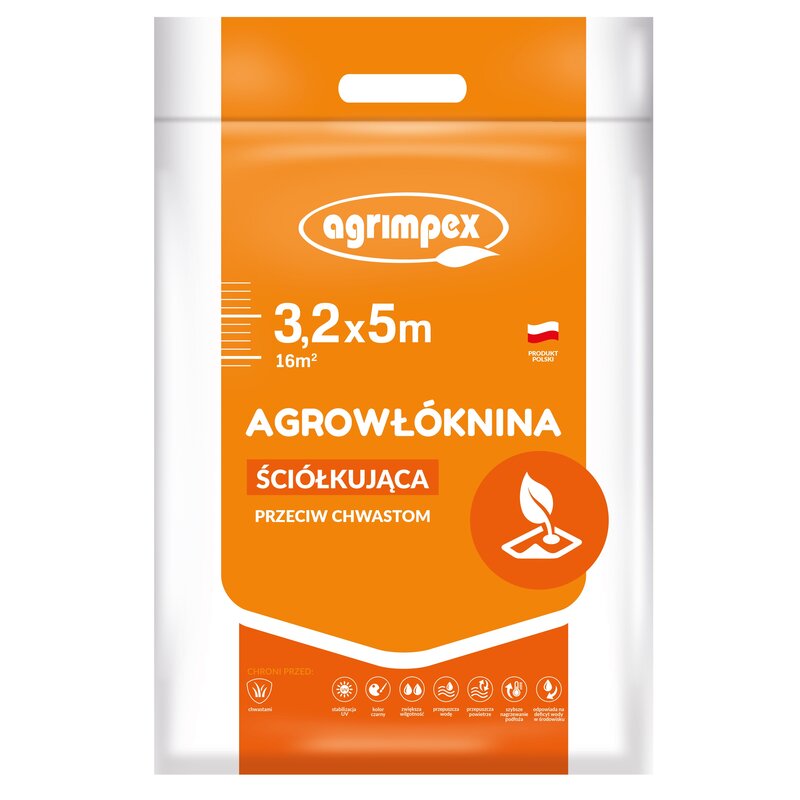 Agrowłóknina ściółkująca AGRIMPEX A0072 3.2 x 5 m Czarny