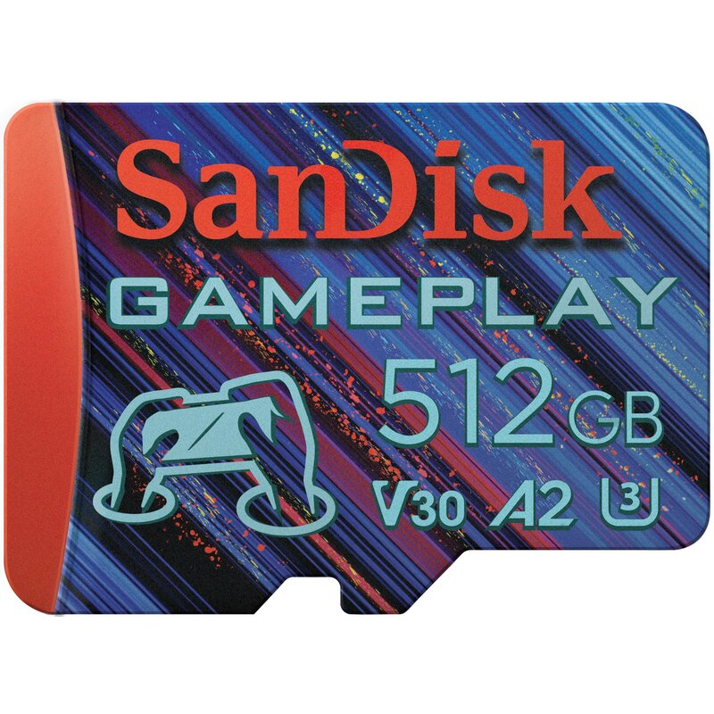 Karta pamięci SANDISK Gameplay MicroSDXC 512GB do Nintendo Switch