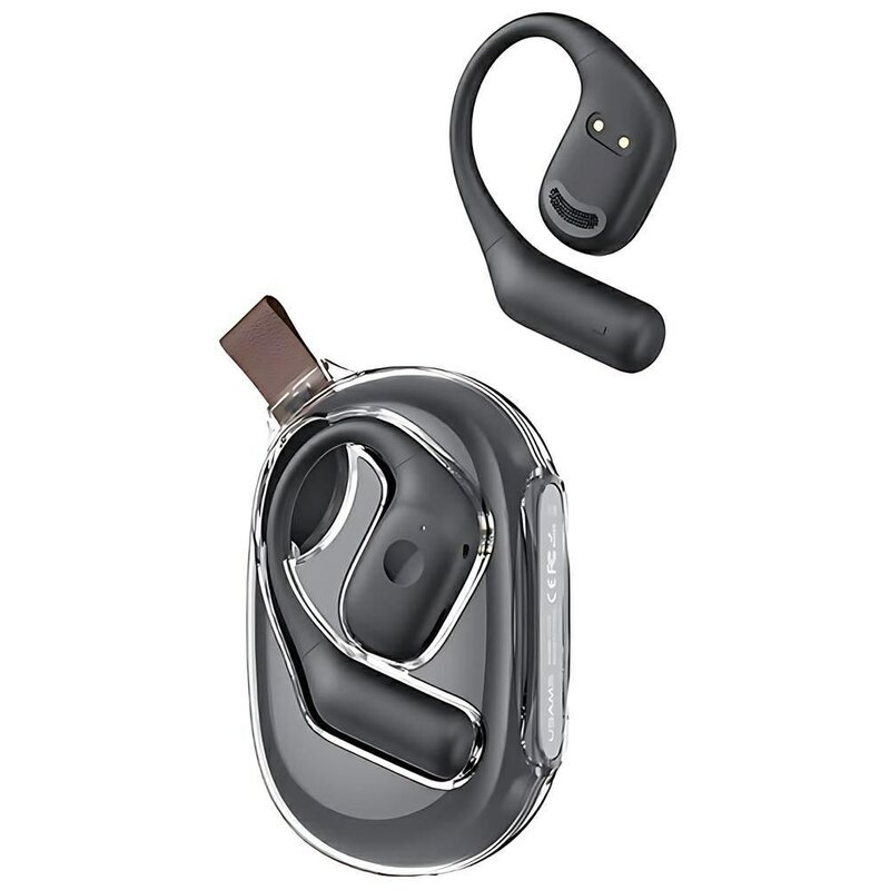 USAMS UG26 OWS Przewodnictwo powietrzne Bluetooth 5.3 Czarny