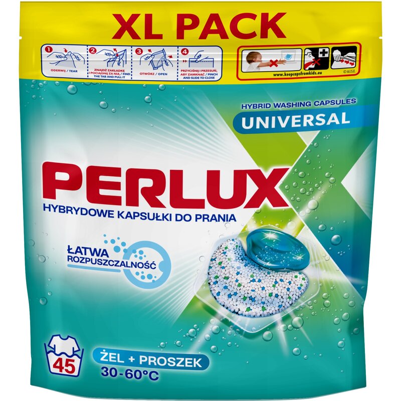 Kapsułki do prania PERLUX Uniwersal - 45 szt.
